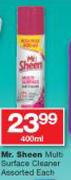 Mr Sheen Multi Surface Cleaner Assorted-400ml Each