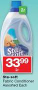 Sta-Soft Fabric Conditioner Assorted-2Ltr Each