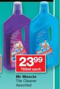 Mr Muscle Tile Cleaner Assorted-750ml Each