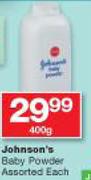Johnson's Baby Powder Assorted-400g