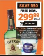 Jameson Triple Distilled Irish Whiskey-750ml