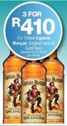 Captain Morgan Original Spiced Gold Rum-For 3 x 750ml