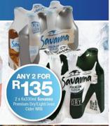 Savanna Premium Dry/Light/Jean Cider NRB-2 x 6 x 330ml