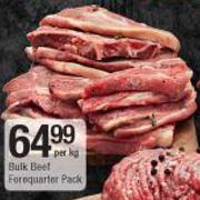 Bulk Beef Forequater Pack-Per Kg