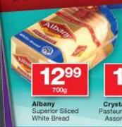 Albany Superior Sliced White Bread-700g