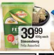 Simonsberg Feta-400g Each