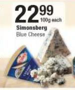 Simonsberg Blue Cheese-100g Each