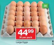 Large Eggs-30's Per Pack