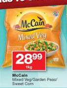 McCain Mixed Veg/Garden Peas/Sweet Corn-1Kg