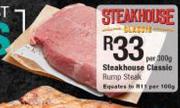 Steakhouse Classic Rump Steak-Per 300g