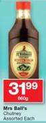 Mrs Balls Chutney-860g Each