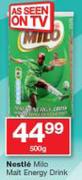 Nestle Milo Malt Energy Drink-500g