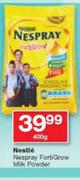 Nestle Nespray Fortigrow Milk Powder-400g