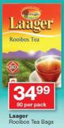 Laager Rooibos Tea Bags-80's Per Pack