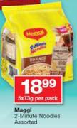 Maggi 2-Minute Noodles-5X73g Per Pack