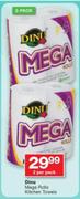 Dinu Mega Rolls Kitchen Towels-2 Per Pack