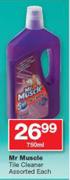 Mr Muscle Tile Cleaner Assorted-750ml