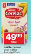 Nestle Cerelac Baby Cereal Assorted-500g Each