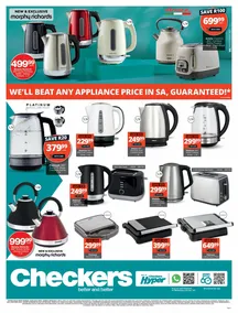 Checkers KwaZulu-Natal : Appliance Specials (20 May - 9 June 2024)