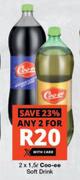 Coo-ee Soft Drink-2 x 1.5L