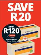 Crystal Valley Salted Butter-2 x 500g