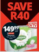 Twinsaver Twin Ply Toilet Rolls-24 Per Pack