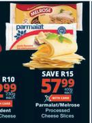 Parmalat/Melrose Processed Cheese Slices-400g Each