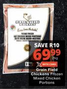 Grain Field Chickens Frozen Mixed Chicken Portions-2Kg