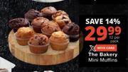 The Bakery Mini Muffins-12 Per Pack