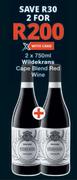 Wildkrans Cape Blend Red Wine-2 x 750ml