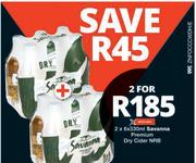 Savanna Premium Dry Cider NRB-2 x 6 x 330ml