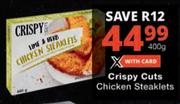 Crispy Cuts Chicken Steaklets-400g