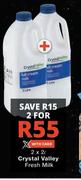Crystal Valley Fresh Milk-2 x 2L