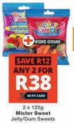 Mister Sweet Jelly/Gum Sweets-For Any 2 x 125g