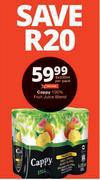 Cappy 100% Fruit Juice Blend-6 x 330ml Per pack