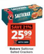 Bakers Salticrax Salted Crackers-200g