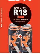 Reboost Energy Drink-For Any 2 x 500ml