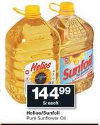 Helios/Sunfoil Pure Sunflower Oil-5L Each