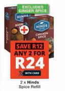 Hinds Spice Refill-For Any 2