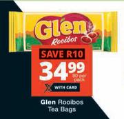 Glen Rooibos Tea Bags-80 Per Pack