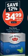 Five Roses Strong African Blend Tagless Tea Bags-102 Per Pack