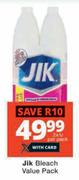 Jik Bleach Value Pack-2 x 1L Per Pack