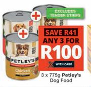 Petley's Dog Food-3 x 775g 