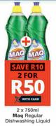 Maq Regular Dishwashing Liquid-2 x 750ml