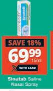 Sinutab Saline Nasal Spray-15ml