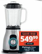 Platinum 1.5L Glass Jug Blender