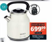 Ariete 1.7L Classica Cordless Kettle-Each