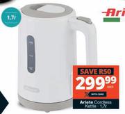 Ariete 1.7L Cordless Kettle-Each