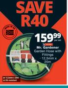 Mr Gardener Garden Hose With Fittings 12.5mm x 20m-Per Set