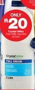 Crystal Valley Fresh Milk Assorted-2Ltr Each
